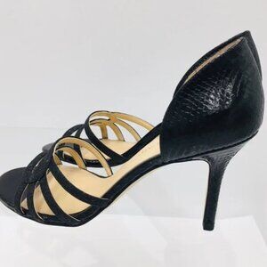 Black Ivanka Trump Strappy Heels Size 6 Bundle and save 30% off